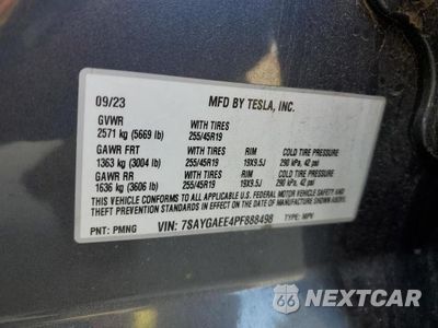 Zdjęcie 13 z 13 samochodu: 2023 TESLA MODEL Y VIN:7SAYGAEE4PF888498 - miniatura