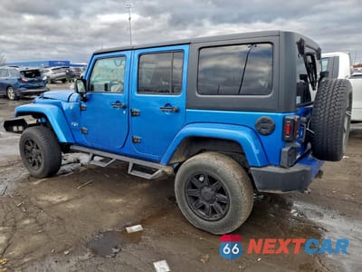 Drugie zdjęcie samochodu z przodu: 2016 JEEP WRANGLER UNLIMITED SAHARA VIN:1C4BJWEG5GL310295 - miniatura