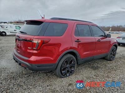 Trzecie zdjęcie samochodu z tyłu: 2019 FORD EXPLORER SPORT VIN:1FM5K8GT6KGA67092 - miniatura