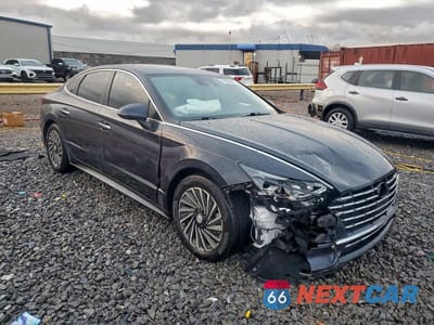 Czwarte zdjęcie samochodu z boku: 2022 HYUNDAI SONATA HYBRID SEL VIN:KMHL34JJ5NA046732 - miniatura