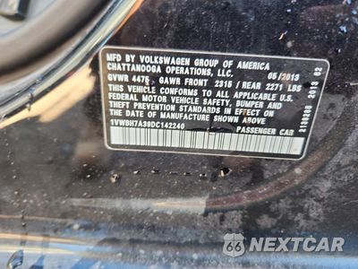 Zdjęcie 12 z 14 samochodu: 2013 VOLKSWAGEN PASSAT SE VIN:1VWBH7A39DC142240 - miniatura