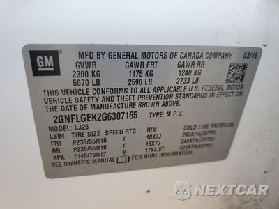 Zdjęcie 13 z 13 samochodu: 2016 CHEVROLET EQUINOX LTZ VIN:2GNFLGEK2G6307165 - miniatura