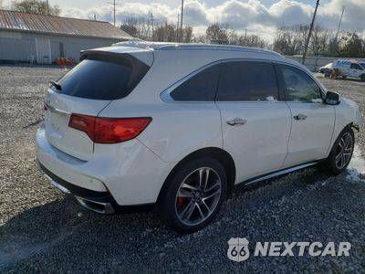Trzecie zdjęcie samochodu z tyłu: 2017 ACURA MDX ADVANCE VIN:5FRYD3H80HB004533 - miniatura