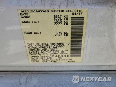 Zdjęcie 13 z 13 samochodu: 2017 NISSAN ALTIMA 2.5 VIN:1N4AL3APXHC248118 - miniatura