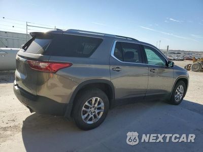 Trzecie zdjęcie samochodu z tyłu: 2018 CHEVROLET TRAVERSE LT VIN:1GNEVGKW3JJ154108 - miniatura