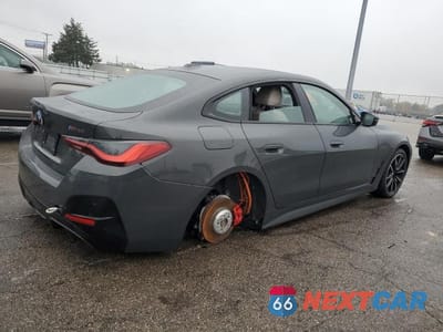 Trzecie zdjęcie samochodu z tyłu: 2023 BMW I4 M50 VIN:WBY33AW06PFR12588 - miniatura