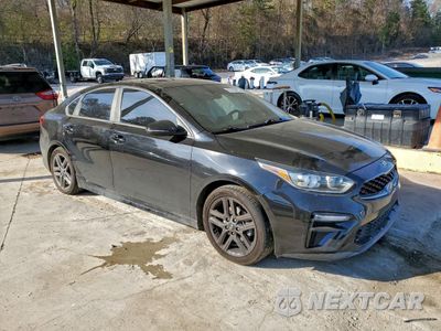 Czwarte zdjęcie samochodu z boku: 2021 KIA FORTE GT LINE VIN:3KPF34AD9ME355336 - miniatura