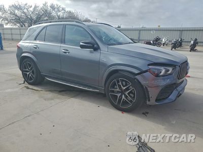 Czwarte zdjęcie samochodu z boku: 2021 MERCEDES-BENZ GLE AMG 53 4MATIC VIN:4JGFB6BB7MA499221 - miniatura