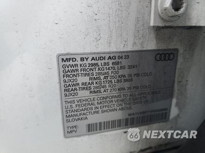 Zdjęcie 13 z 16 samochodu: 2023 AUDI Q7 PRESTIGE VIN:WA1VXBF71PD020594 - miniatura