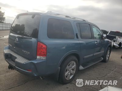 Trzecie zdjęcie samochodu z tyłu: 2011 NISSAN ARMADA SV VIN:5N1BA0NC3BN610890 - miniatura