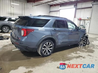 Trzecie zdjęcie samochodu z tyłu: 2020 FORD EXPLORER ST VIN:1FM5K8GC3LGA75197 - miniatura