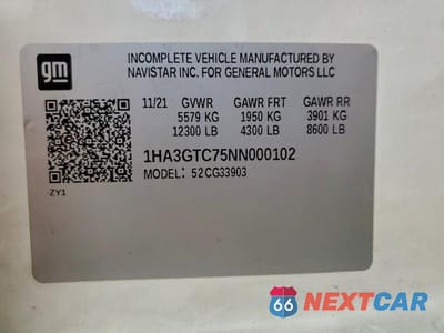 Zdjęcie 13 z 13 samochodu: 2022 CHEVROLET EXPRESS G3500 VIN:1HA3GTC75NN000102 - miniatura