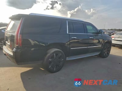 Trzecie zdjęcie samochodu z tyłu: 2015 CADILLAC ESCALADE ESV LUXURY VIN:1GYS3HKJ6FR246053 - miniatura