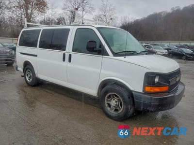 Czwarte zdjęcie samochodu z boku: 2007 CHEVROLET EXPRESS G1500 VIN:1GCFG15X371251875 - miniatura