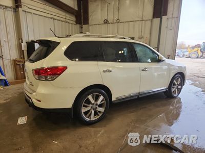 Trzecie zdjęcie samochodu z tyłu: 2015 NISSAN PATHFINDER S VIN:5N1AR2MM7FC602271 - miniatura