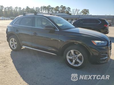 Czwarte zdjęcie samochodu z boku: 2021 AUDI Q5 PREMIUM VIN:WA1AAAFY6M2002697 - miniatura