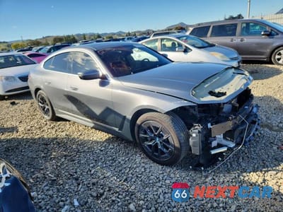 Czwarte zdjęcie samochodu z boku: 2024 BMW I4 EDRIVE 40 VIN:WBY73AW00RFT17448 - miniatura