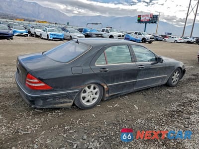 Trzecie zdjęcie samochodu z tyłu: 2002 MERCEDES-BENZ S 430 VIN:WDBNG70J52A309770 - miniatura