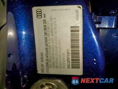 Zdjęcie 12 z 14 samochodu: 2014 AUDI A3 PREMIUM PLUS VIN:WAUCJGFFXF1038673 - miniatura