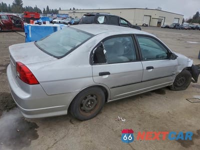 Trzecie zdjęcie samochodu z tyłu: 2003 HONDA CIVIC VIN:2HGES16314H633410 - miniatura