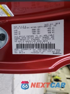 Zdjęcie 12 z 12 samochodu: 2011 MITSUBISHI ECLIPSE GS SPORT VIN:4A31K5DF4BE007109 - miniatura