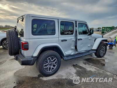 Trzecie zdjęcie samochodu z tyłu: 2024 JEEP WRANGLER SAHARA VIN:1C4PJXEG2RW280511 - miniatura