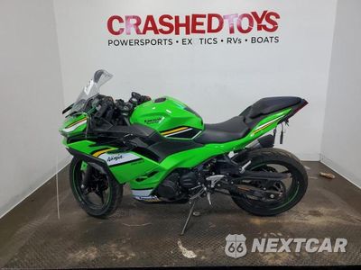 Trzecie zdjęcie samochodu z tyłu: 2025 KAWASAKI EX500 A VIN:ML5EXGJ10SDA55039 - miniatura