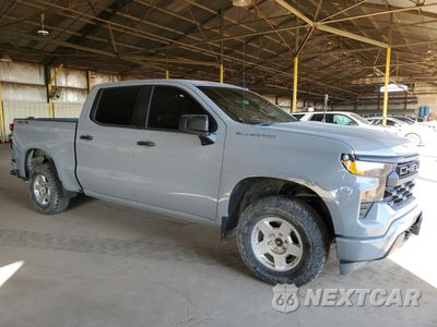 Czwarte zdjęcie samochodu z boku: 2024 CHEVROLET SILVERADO K1500 CUSTOM VIN:3GCPDBEKXRG214754 - miniatura