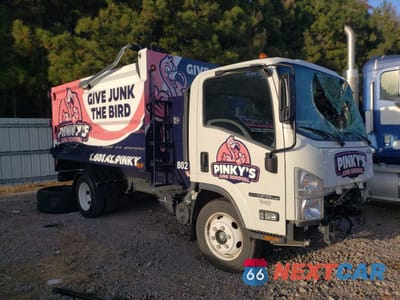 Czwarte zdjęcie samochodu z boku: 2022 ISUZU NPR HD REFUSE TRUCK VIN:54DC4W1D9NS200369 - miniatura