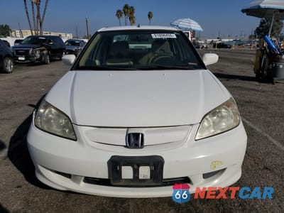 Piąte zdjęcie samochodu w środku: 2005 HONDA CIVIC HYBRID VIN:JHMES96645S021640 - miniatura