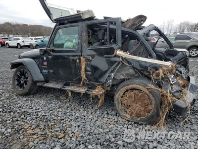 Drugie zdjęcie samochodu z przodu: 2023 JEEP WRANGLER SAHARA 4XE VIN:1C4JJXP69PW630773 - miniatura