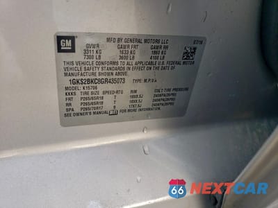 Zdjęcie 13 z 14 samochodu: 2016 GMC YUKON SLT VIN:1GKS2BKC8GR435073 - miniatura