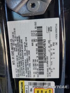 Zdjęcie 12 z 13 samochodu: 2019 FORD FUSION SE VIN:3FA6P0HDXKR248763 - miniatura