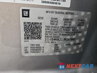 Zdjęcie 13 z 15 samochodu: 2018 CADILLAC ESCALADE ESV PLATINUM VIN:1GYS4KKJ1JR267847 - miniatura