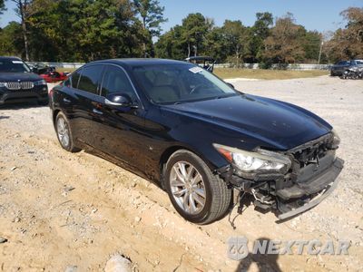 Czwarte zdjęcie samochodu z boku: 2014 INFINITI Q50 BASE VIN:JN1BV7AP8EM690663 - miniatura