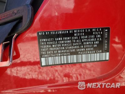 Zdjęcie 12 z 12 samochodu: 2014 VOLKSWAGEN JETTA SE VIN:3VWD17AJ7EM425876 - miniatura