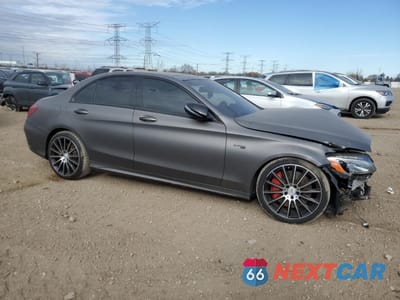 Czwarte zdjęcie samochodu z boku: 2017 MERCEDES-BENZ C 43 4MATIC AMG VIN:55SWF6EB6HU185253 - miniatura