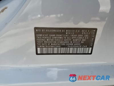 Zdjęcie 12 z 13 samochodu: 2023 VOLKSWAGEN JETTA SPORT VIN:3VWBM7BU0PM023806 - miniatura