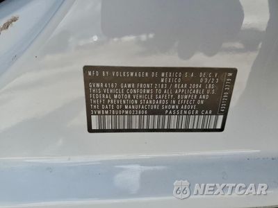 Zdjęcie 12 z 13 samochodu: 2023 VOLKSWAGEN JETTA SPORT VIN:3VWBM7BU0PM023806 - miniatura