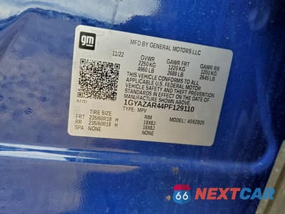 Zdjęcie 12 z 15 samochodu: 2023 CADILLAC XT4 LUXURY VIN:1GYAZAR44PF129110 - miniatura