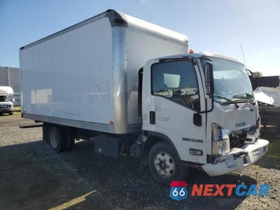 Czwarte zdjęcie samochodu z boku: 2018 ISUZU NPR HD BOX TRUCK VIN:JALC4W164J7009167 - miniatura