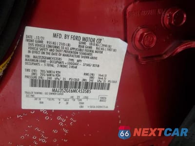 Zdjęcie 13 z 13 samochodu: 2021 FORD ECOSPORT SE VIN:MAJ3S2GE6MC453585 - miniatura