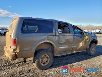 Trzecie zdjęcie samochodu z tyłu: 2004 FORD EXCURSION LIMITED VIN:1FMSU43P14EB83510 - miniatura