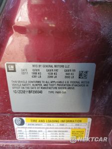 Zdjęcie 12 z 14 samochodu: 2011 CHEVROLET MALIBU 1LT VIN:1G1ZC5E11BF296040 - miniatura