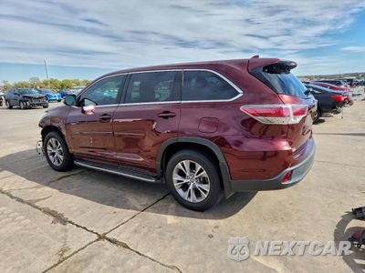 Drugie zdjęcie samochodu z przodu: 2016 TOYOTA HIGHLANDER LE VIN:5TDZKRFH6GS123618 - miniatura