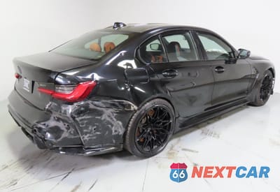 Trzecie zdjęcie samochodu z tyłu: 2021 BMW M3 COMPETITION VIN:WBS33AY01MFK86175 - miniatura