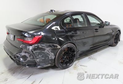 Trzecie zdjęcie samochodu z tyłu: 2021 BMW M3 COMPETITION VIN:WBS33AY01MFK86175 - miniatura