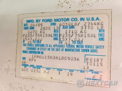 Zdjęcie 10 z 10 samochodu: 1989 FORD BRONCO U100 VIN:1FMEU15N3KLB09036 - miniatura