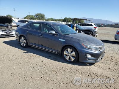 Czwarte zdjęcie samochodu z boku: 2015 KIA OPTIMA HYBRID VIN:KNAGN4AD9F5083283 - miniatura
