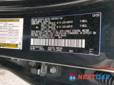Zdjęcie 14 z 14 samochodu: 2024 LEXUS NX 350H BASE VIN:JTJGKCEZ9R5019516 - miniatura
